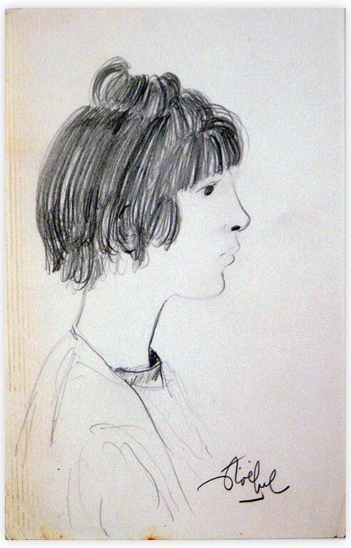 Catalogue raisonné, Edgar Stoëbel, portrait de femme — 