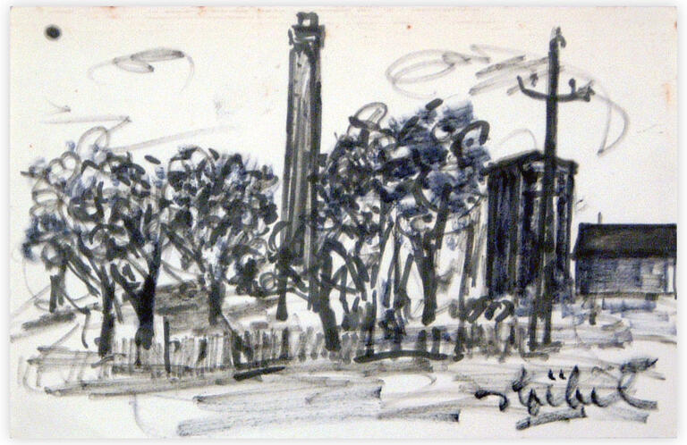 Catalogue raisonné, Edgar Stoëbel, landscape — 