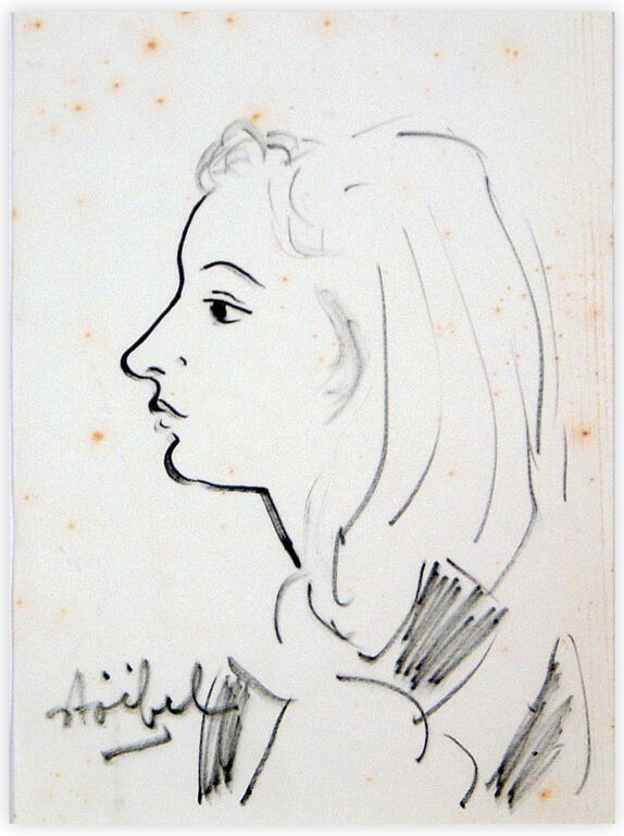 Catalogue raisonné, Edgar Stoëbel, portrait de femme — 