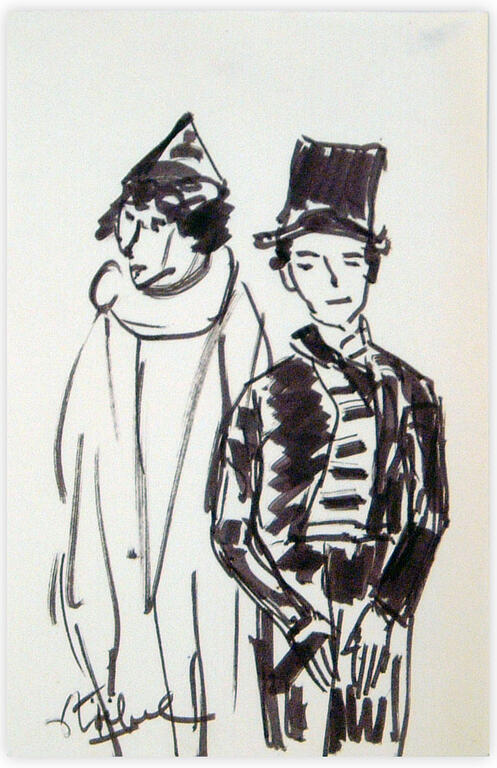 Catalogue raisonné, Edgar Stoëbel, 2 clowns — 