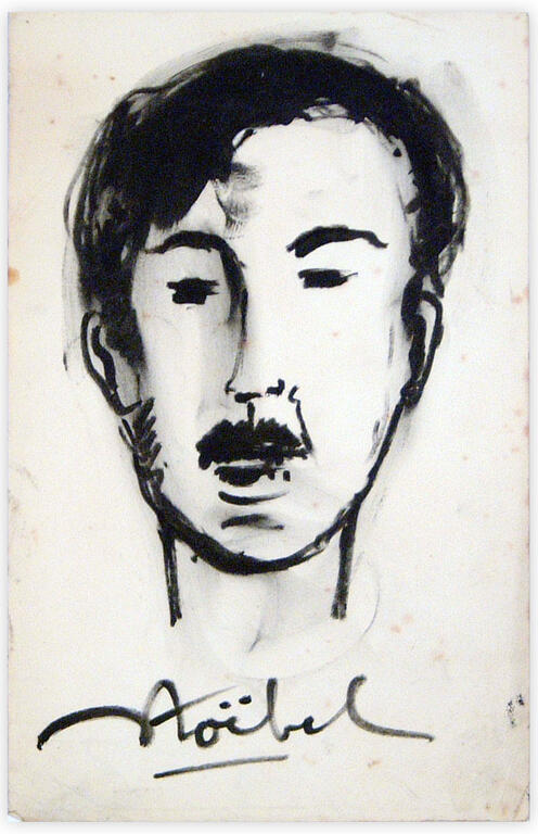 Catalogue raisonné, Edgar Stoëbel, portrait d'homme — 