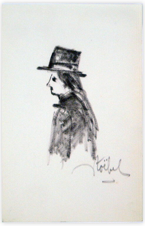 Catalogue raisonné, Edgar Stoëbel, personnage au chapeau — 