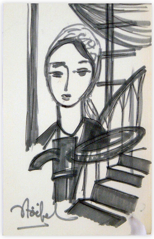 Catalogue raisonné, Edgar Stoëbel, une femme — 