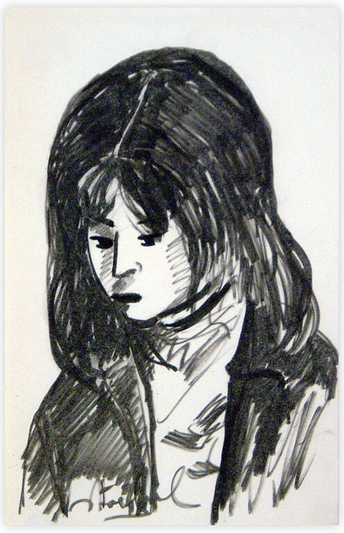 Catalogue raisonné, Edgar Stoëbel, portrait de femme — 