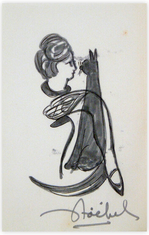Catalogue raisonné, Edgar Stoëbel, femme et chat — 
