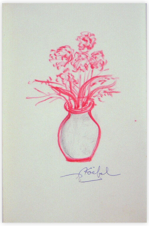 Catalogue raisonné, Edgar Stoëbel, pot et fleurs — 