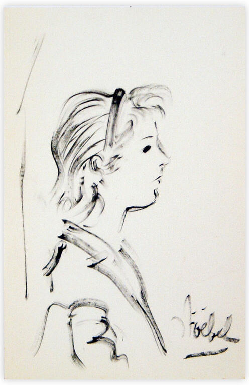 Catalogue raisonné, Edgar Stoëbel, portrait de femme — 