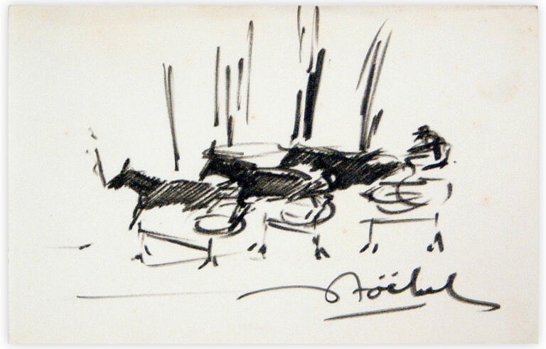 Catalogue raisonné, Edgar Stoëbel, champ de course — 