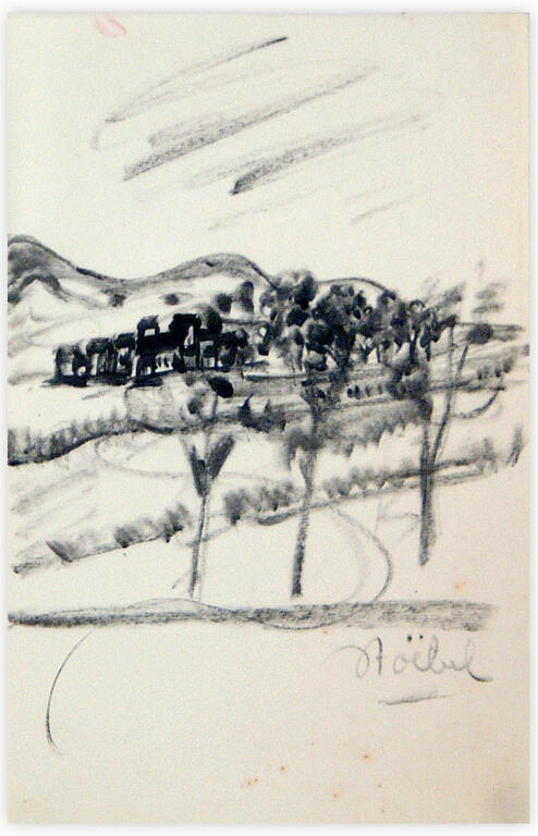 Catalogue raisonné, Edgar Stoëbel, landscape — 