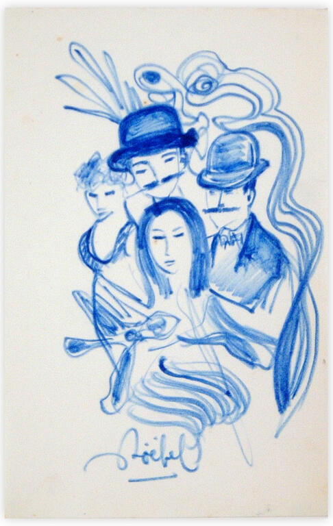 Catalogue raisonné, Edgar Stoëbel, personnages — 