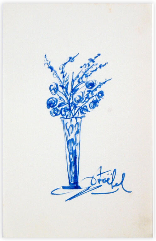 Catalogue raisonné, Edgar Stoëbel, pot et fleurs — 