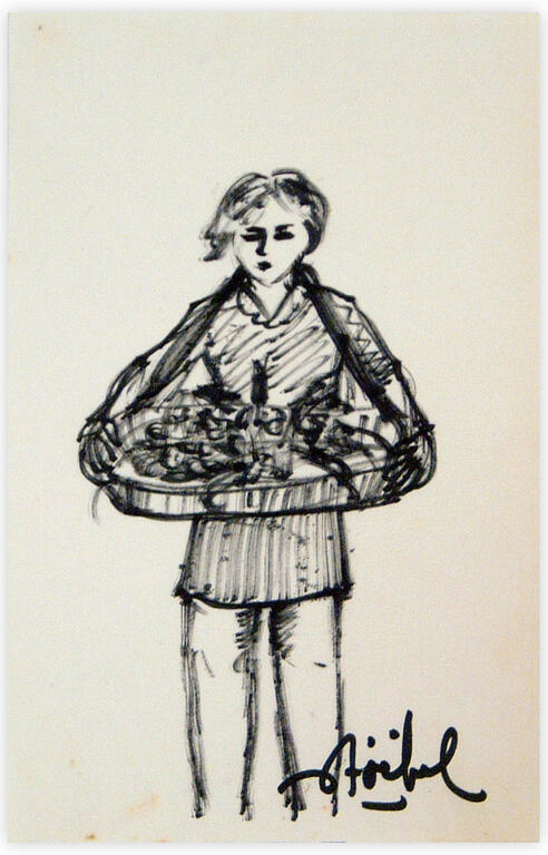 Catalogue raisonné, Edgar Stoëbel, l'ouvreuse — 