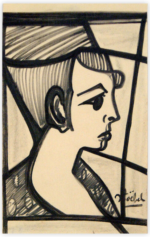 Catalogue raisonné, Edgar Stoëbel, portrait — 