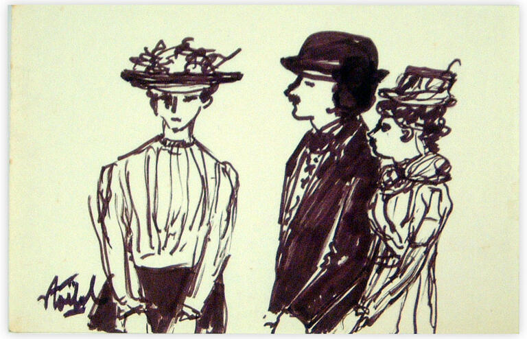 Catalogue raisonné, Edgar Stoëbel, personnages — 