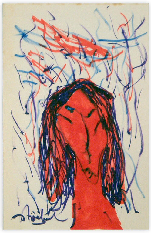 Catalogue raisonné, Edgar Stoëbel, strange face — 