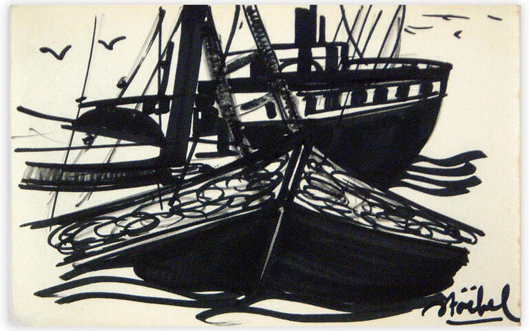 Catalogue raisonné, Edgar Stoëbel, bâteau — 