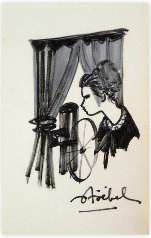 Catalogue raisonné, Edgar Stoëbel, femme au périscope — 