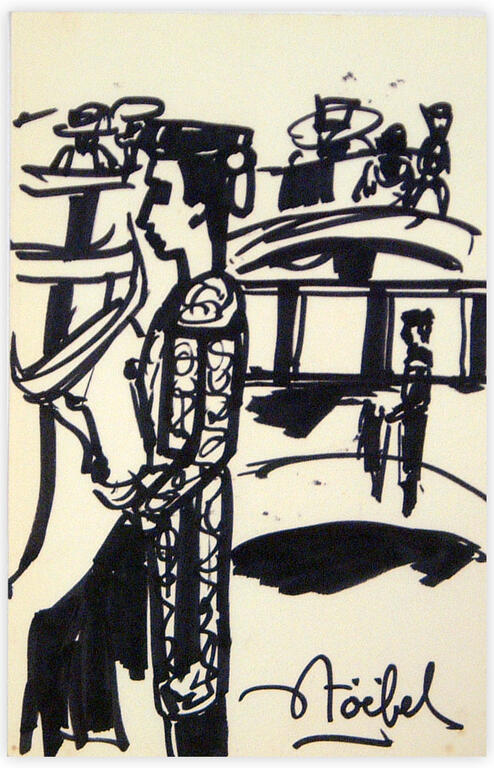 Catalogue raisonné, Edgar Stoëbel, scène de corrida — 