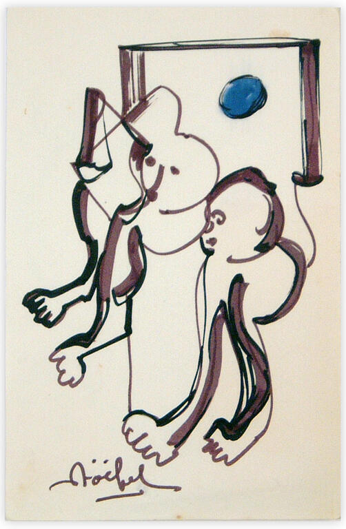 Catalogue raisonné, Edgar Stoëbel, soleil bleu — 