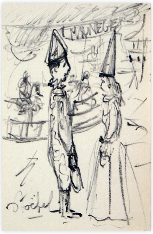Catalogue raisonné, Edgar Stoëbel, à la fête… — 