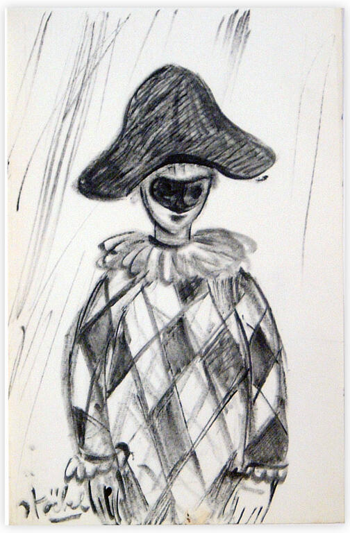 Catalogue raisonné, Edgar Stoëbel, arlequin — 