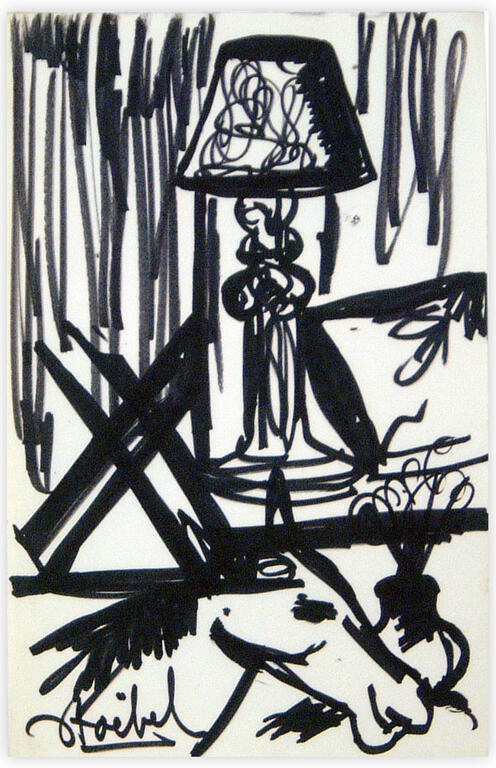 Catalogue raisonné, Edgar Stoëbel, cheval… lampe — 