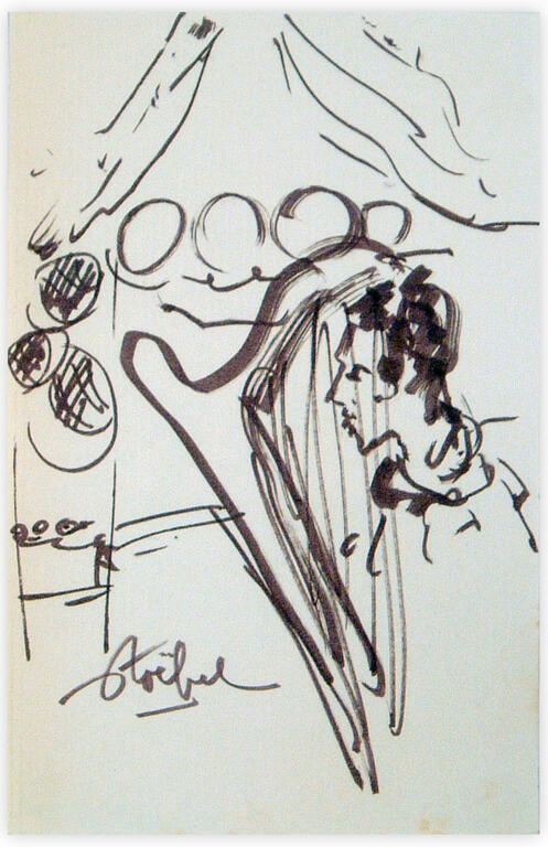 Catalogue raisonné, Edgar Stoëbel, joueur de harpe — 