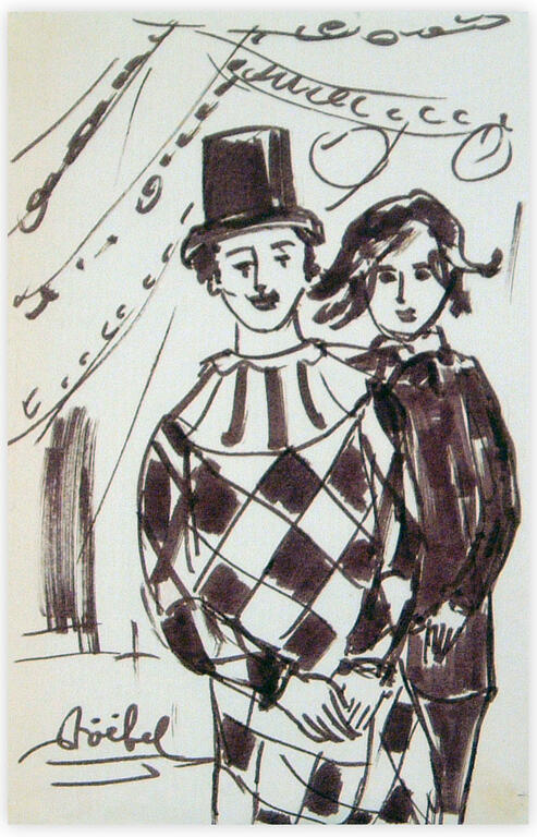 Catalogue raisonné, Edgar Stoëbel, clown — 