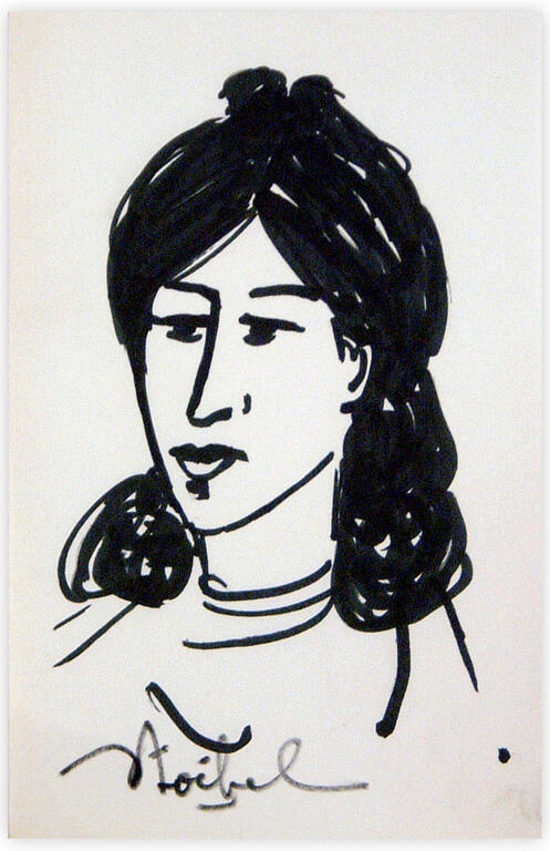 Catalogue raisonné, Edgar Stoëbel, portrait de femme — 