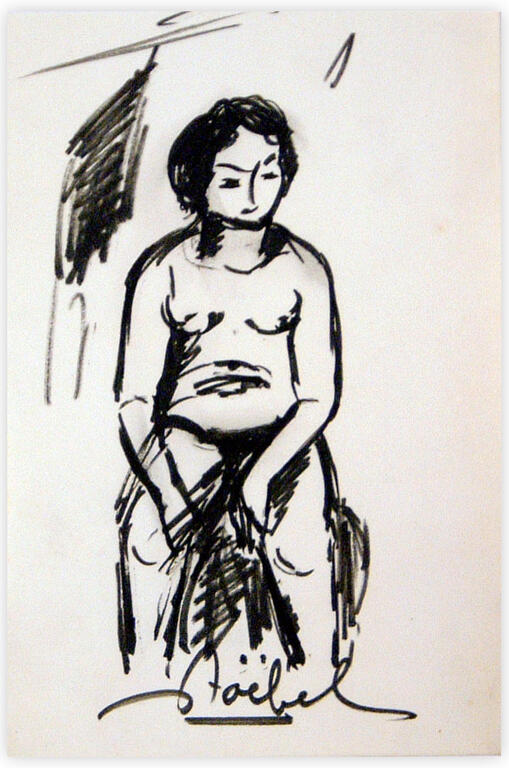 Catalogue raisonné, Edgar Stoëbel, nu femme — 