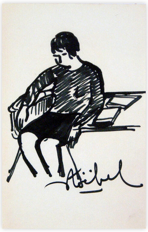 Catalogue raisonné, Edgar Stoëbel, (lasse) femme assise — 