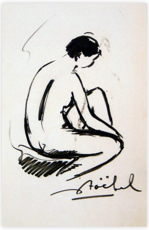 Catalogue raisonné, Edgar Stoëbel, nu femme — 