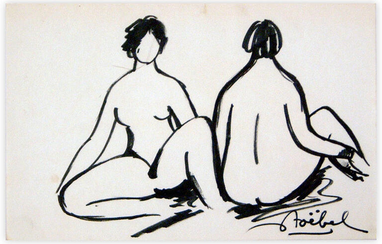 Catalogue raisonné, Edgar Stoëbel, nu femme — 