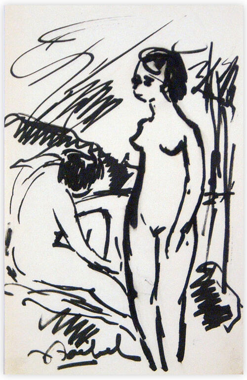 Catalogue raisonné, Edgar Stoëbel, nu femme — 