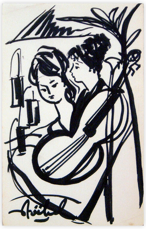 Catalogue raisonné, Edgar Stoëbel, la guitariste — 