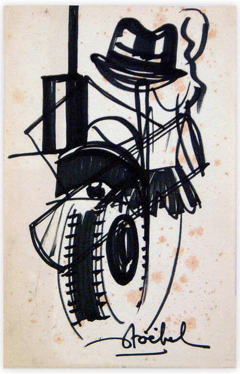 Catalogue raisonné, Edgar Stoëbel, compo chapeau — 