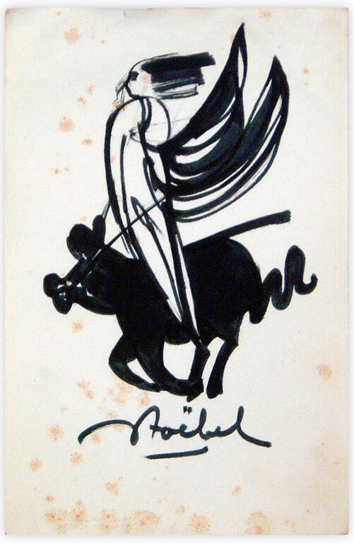 Catalogue raisonné, Edgar Stoëbel, chevauchant — 