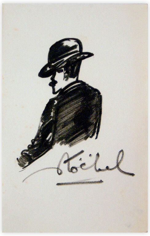 Catalogue raisonné, Edgar Stoëbel, homme au melon — 