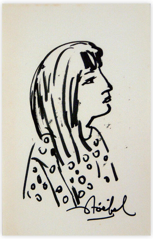 Catalogue raisonné, Edgar Stoëbel, portrait de femme — 