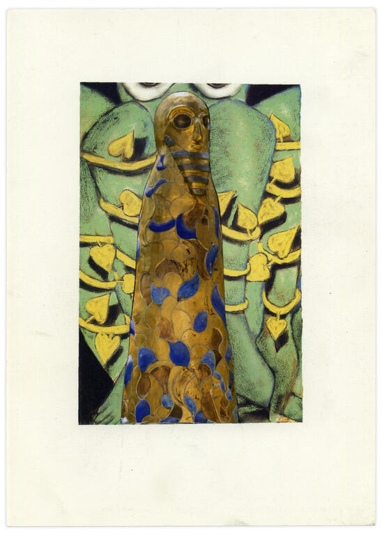 Catalogue raisonné, Henri Foucault, Double jeu, Francesco Clemente - 2023