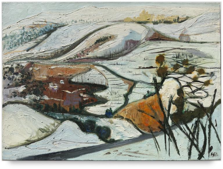 Henri Baviera, Route de Gréolière-neige — 1960