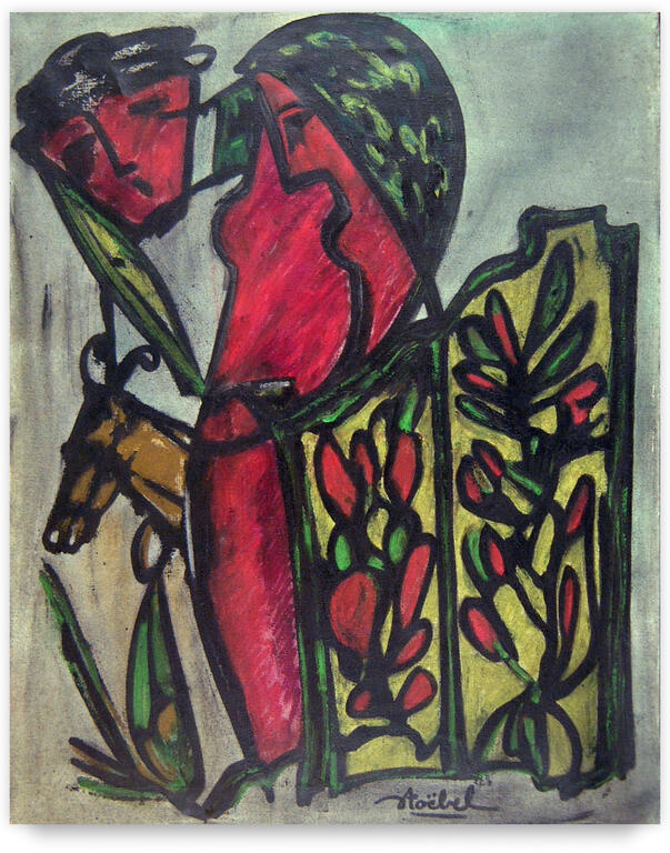 Catalogue raisonné, Edgar Stoëbel, la paravent / les têtes rouges