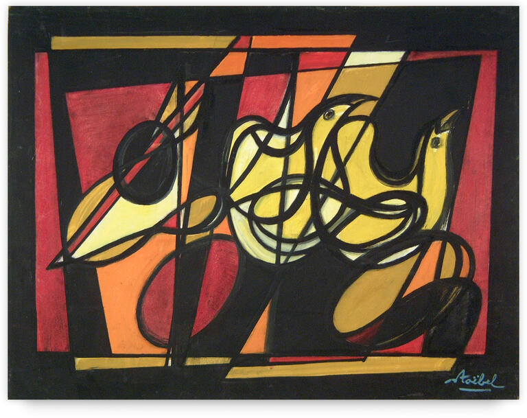 Catalogue raisonné, Edgar Stoëbel, oiseaux de nuit