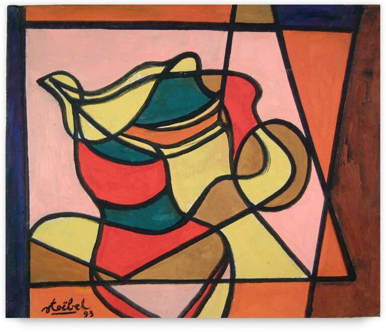 Catalogue raisonné, Edgar Stoëbel, Le femme et l'oiseau — 1993