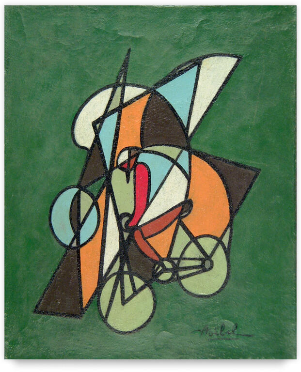 Catalogue raisonné, Edgar Stoëbel, l'oiseau et la bicyclette