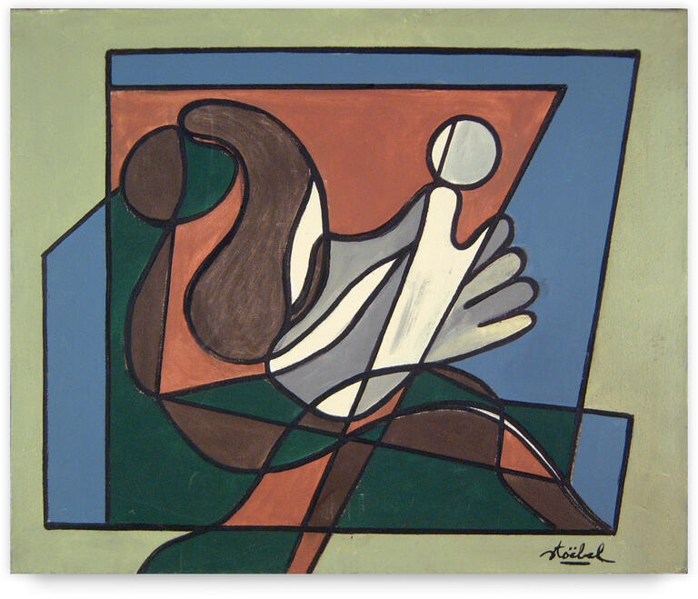 Catalogue raisonné, Edgar Stoëbel, l'oiseau et la main