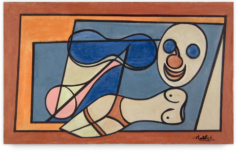 Catalogue raisonné, Edgar Stoëbel, compo femme et tête