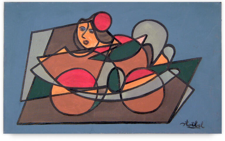 Catalogue raisonné, Edgar Stoëbel, compo à la tête de femme