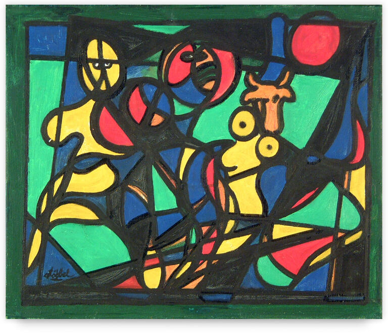 Catalogue raisonné, Edgar Stoëbel, composition à la tête de vache