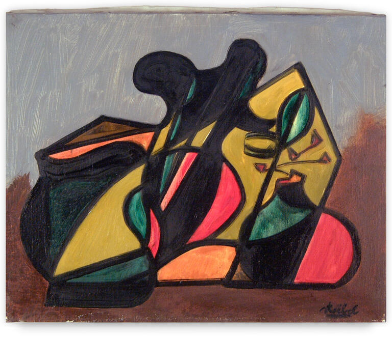 Catalogue raisonné, Edgar Stoëbel, la maison / composition à la feuille